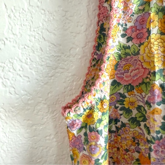 NEW Minnow Kids Girls Dress Liberty Floral Fabric Elysiah A Line Size 9/10 - Picture 5 of 10